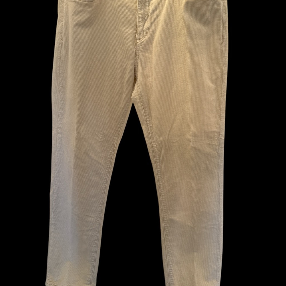 Anthropologie cream Corduroy Pants